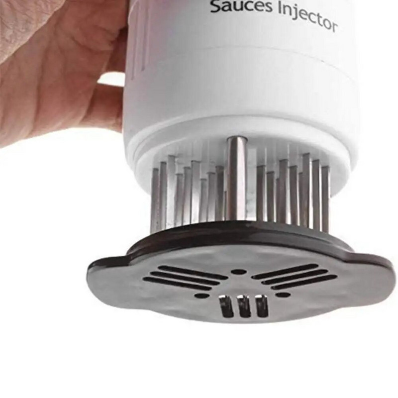 Daugiafunkcinis mėsos minkštinimo adata nerūdijančio plieno kepsnys mėsos purkštukas marinato skonio švirkštas virtuvės įrankiai