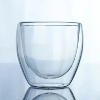 150-450 мл стъклена чаша за кафе, прозрачна термоизолирана двойна стена, чаша за чай, двуслойно стъкло за пиене