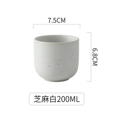1kom keramičke šalice za kavu u japanskom stilu, porculanske osobne pojedinačne keramičke šalice za čaj Posuđe za piće, šalica za vino, šalice za vodu, veleprodaja