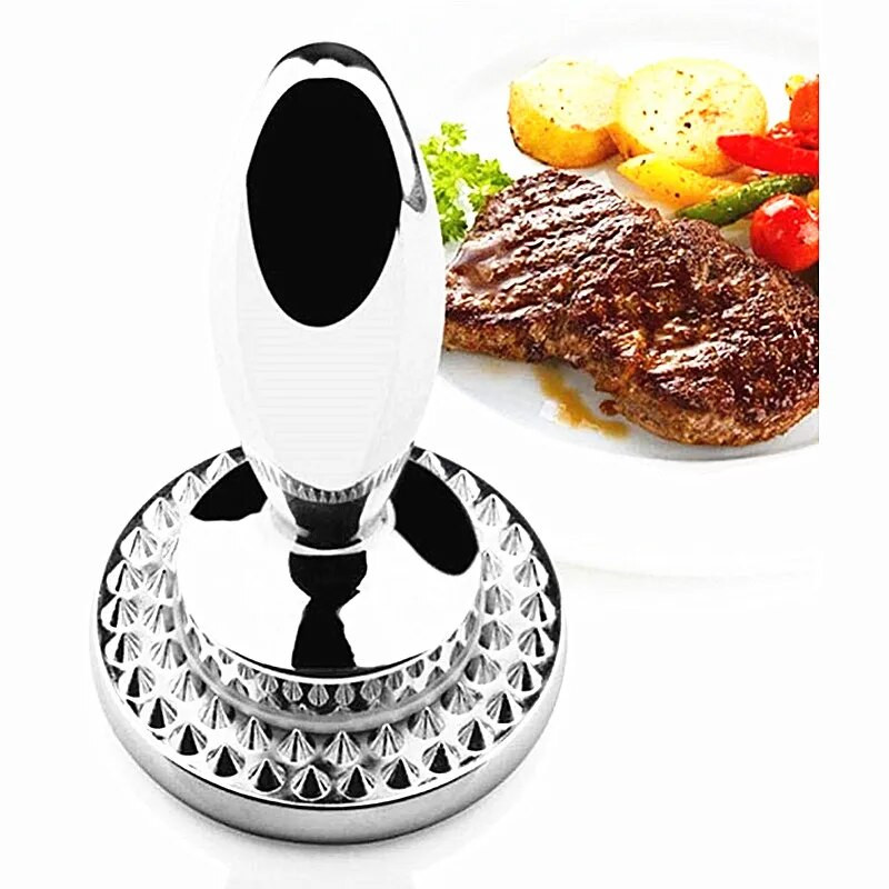 Čekić za omekšavanje mesa Čekić za omekšavanje mesa 304 nehrđajući čelik Kuhinjski pribor za teške uvjete rada za odrezak Piletina Svinjetina 15 cm