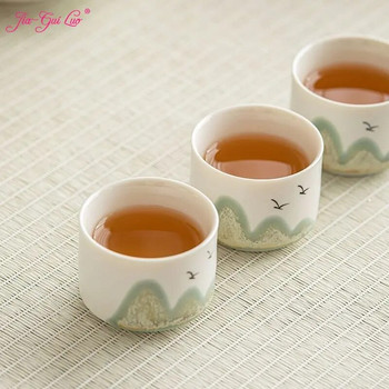 JIA GUI LUO-Керамични чаши за чай, Чаша в японски стил, Чаша, I051, 50 ml