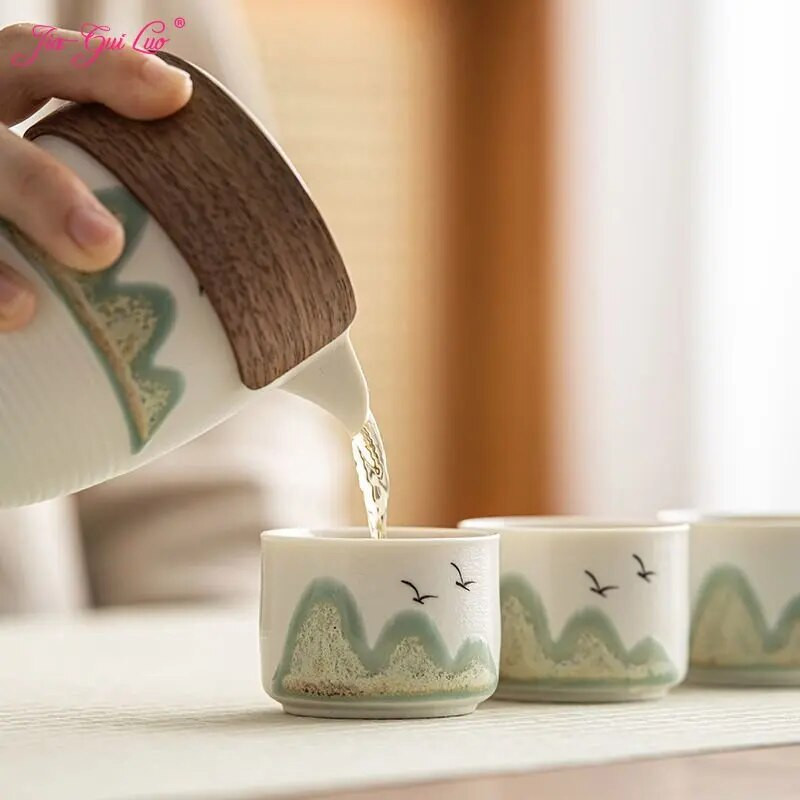 JIA GUI LUO-Keramičke šalice za čaj, šalica za čaj u japanskom stilu, šalica, I051, 50 ml