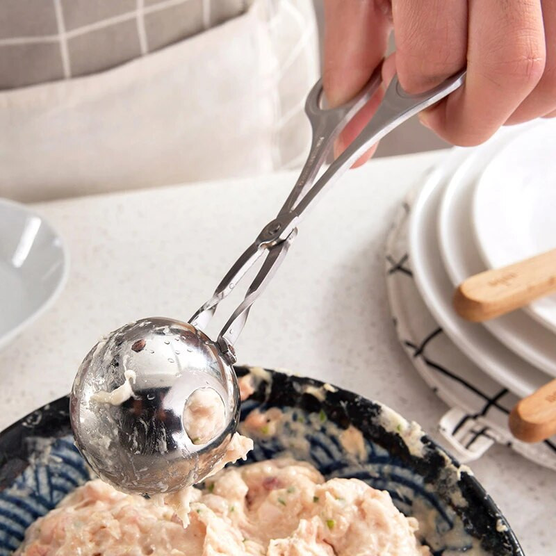 Nou-nouț convenabil Bucătărie Meatball Maker Clip bile de pește bile de orez pentru prepararea mucegaiului Accesorii de bucătărie 1 bucată