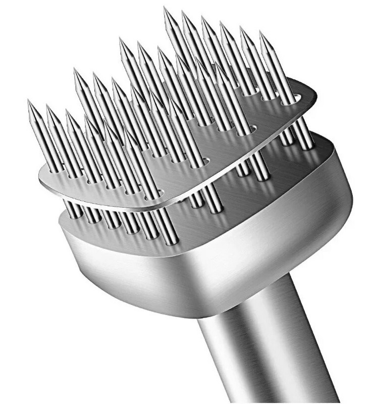 Kuhinjska igla za meko meso Alat za omekšavanje mesa Alat za omekšavanje mesa Čekić za odreske od nehrđajućeg čelika 304 Igla za čekić Labavi čekić za svinjske kotlete