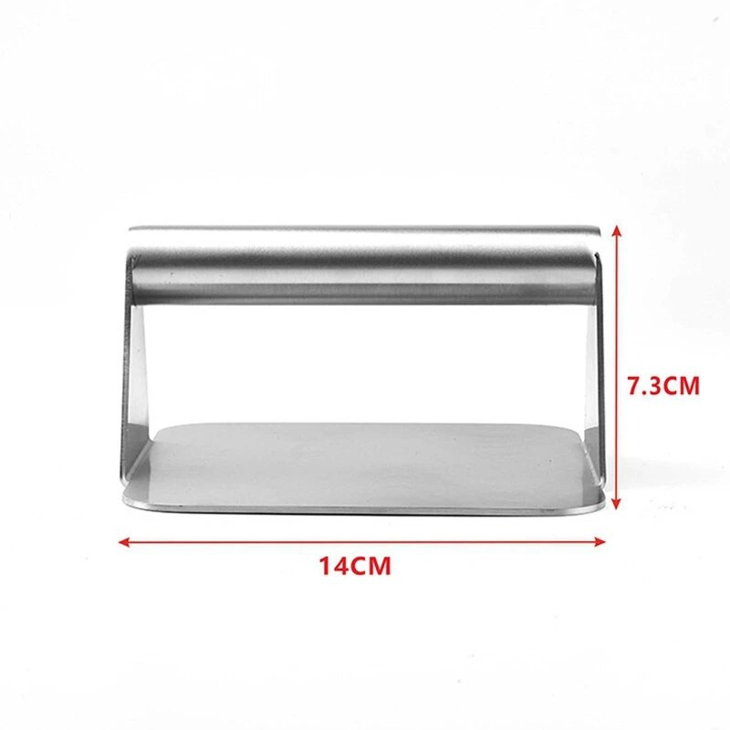 Preša za pljeskavice za roštilj, preša za pečenje slanine Burger Smasher, za roštilj, aparat za pečenje pljeskavica za hamburger i mast za cijeđenje