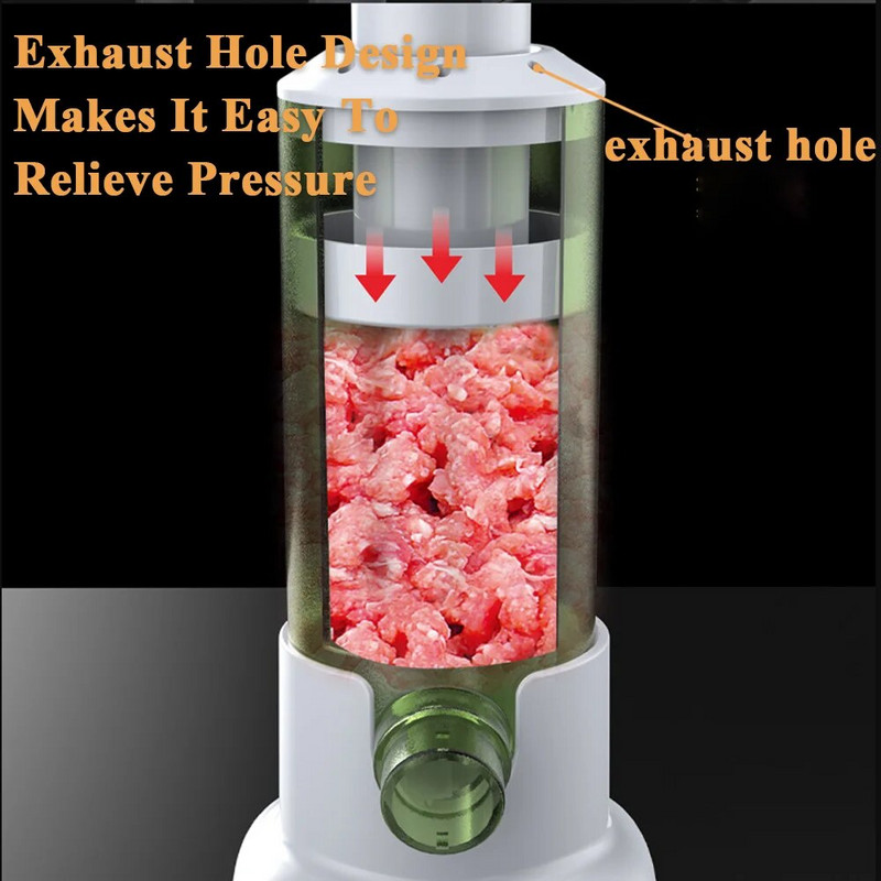 Punilica za kobasice s 4 cijevi za punjenje različite veličine Punjač za kobasice Brzi punjač za kobasice Šprica za punjenje Mali alati za kobasice