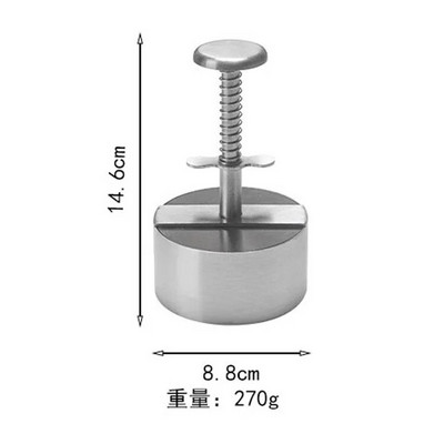304 din oțel inoxidabil Hamburger Carne Presă Burger Patty Maker Mucegai Manual Tort Carne de Vită Porc Orez Presă de Fabricare Forme de Gratar Carne Instrument