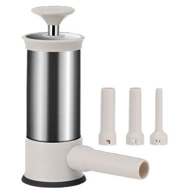 Ručno punjenje za kobasice od nehrđajućeg čelika Vertikalni aparat za izradu kobasica Cijevi za punjenje za kobasice za obiteljski dropshipping