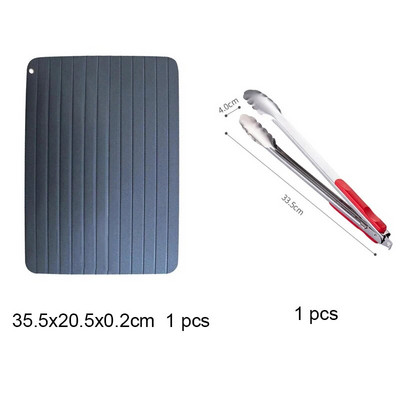 1 vnt greito atšildymo padėklas mėsai ir vaisiams atitirpinti šviežiems ingredientams laikyti, izoliuotas kilimėlis virtuvės įtaisas maistui gaminti ir naudoti orkaitėje