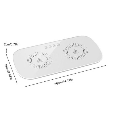 Тава за затопляне на храна Електрическа тава за затопляне на храна Дълготрайни затоплящи чинии Бързо нагряване Тава за затопляне на храна за дома Чиния за вечеря