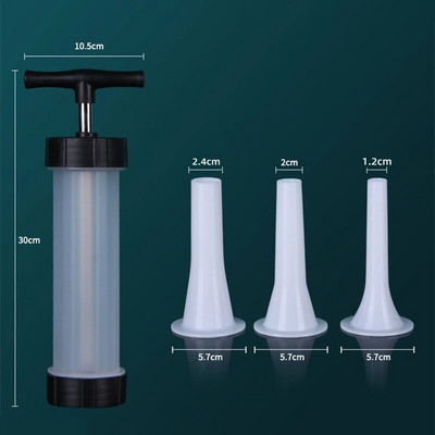 Dešrų gaminimo mašina dešrų įdaras Jerky Gun Manaul mėsos švirkštas namuose pagamintas naminis dešros įrankis mažas dešros įrankis dešros užpildas