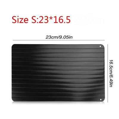 Aliuminio lydinio greito atitirpinimo padėklas Maisto mėsa Vaisiai Greito atšildymo lėkštės plokštės atitirpinimo padėklas Atšildymo meistras virtuvės prietaisai