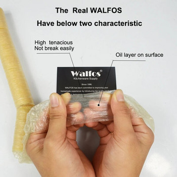 WALFOS14m*36mm Θήκη λουκάνικου ξηρού χοίρου Σωληνάριο Meat Sausages Case for Sausage Maker Machine Case Hot Dog Case Hamburger Cooking Tools