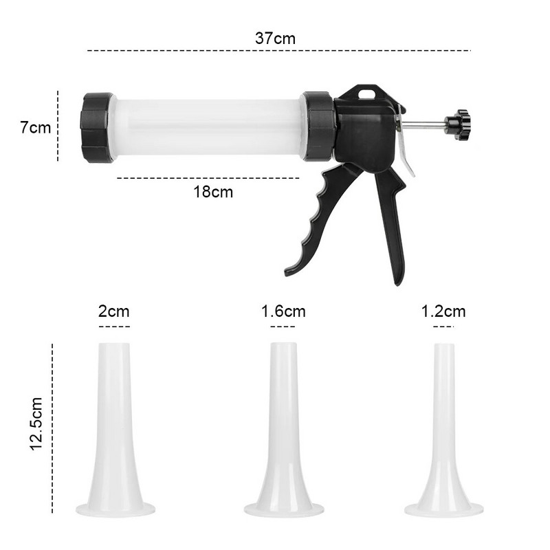 Punjač za domaće kobasice Stroj za punjenje mesa 1 set Naprava za kobasice Kuhinjski alati Šprica za kobasice Ručni aparat za kobasice