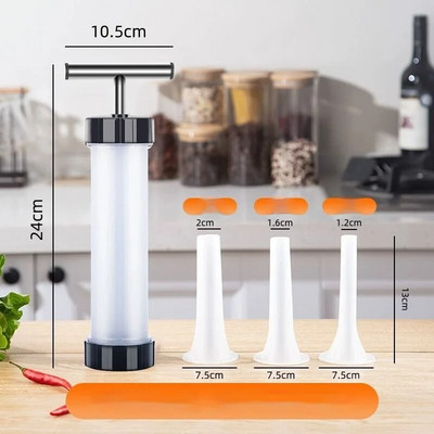 GIANXI304 Kuhinjski komplet za klistir od nehrđajućeg čelika ručno rađene kobasice Kuhinjski komplet za mesni nadjev za hranu