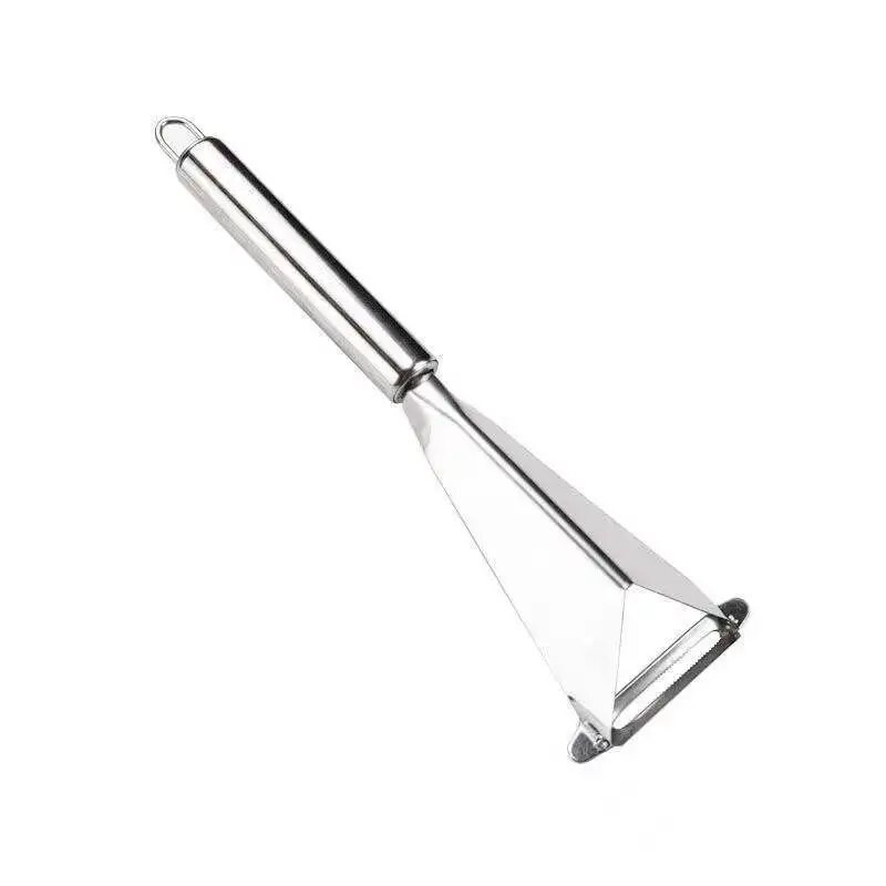 Roostevabast terasest puuviljade nikerdusnuga kolmnurkse kujuga köögiviljanuga viilutaja Puuviljavaagen libisemiskindel nikerdusteraga köögitööriist