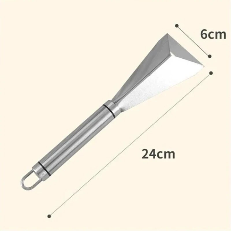 Roostevabast terasest puuviljade nikerdusnuga kolmnurkse kujuga köögiviljanuga viilutaja Puuviljavaagen libisemiskindel nikerdusteraga köögitööriist