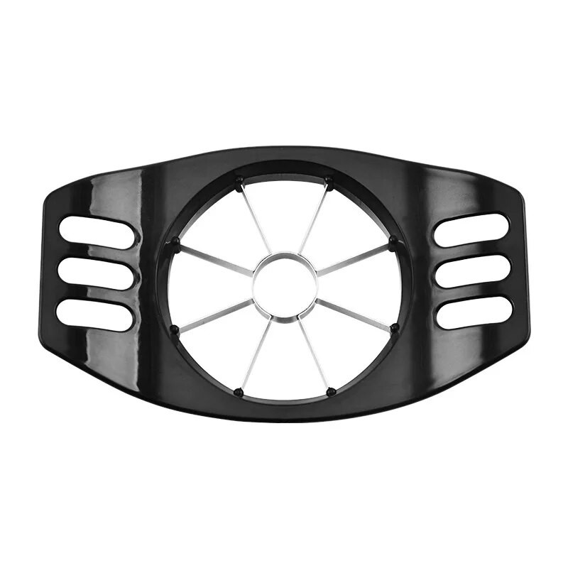 Nerūdijantis plienas obuolių pjaustytuvui Per kelias sekundes supjaustykite obuolius su šiuo 1 vnt nerūdijančio plieno obuolių pjaustytuvu