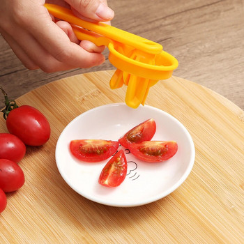 Κόφτης τομάτας Εργαλεία σταφυλιού Κόφτης ντομάτας Cherry Kitchen Pizza Fruit Splitter Artifact Small Tomatoes Accessories Manual Cut Gadget 1pc