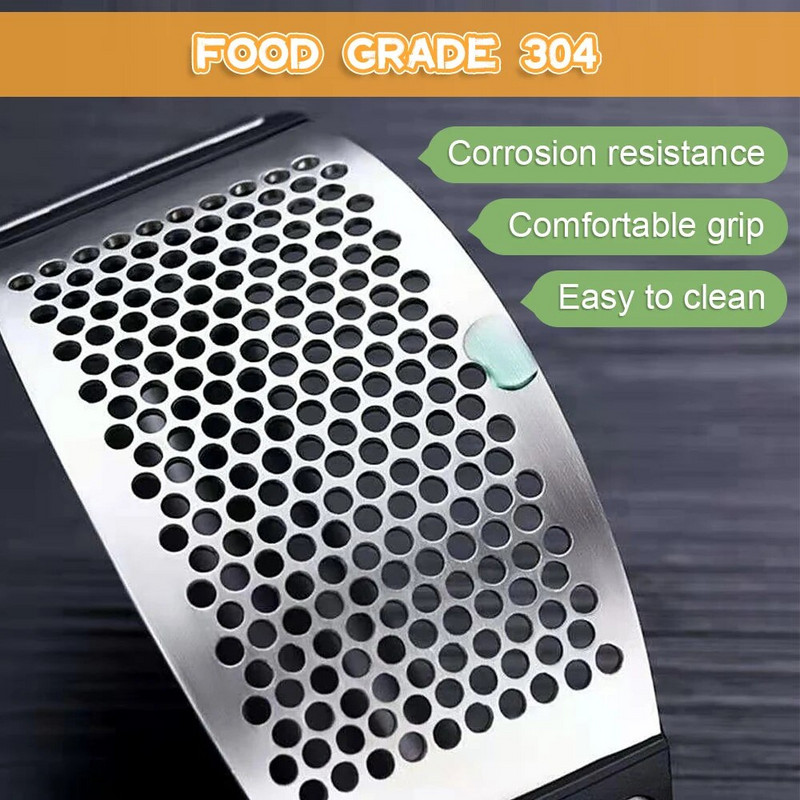 Preša za češnjak od nehrđajućeg čelika Ručna drobilica za češnjak Alat za sjeckanje češnjaka Alati za voće i povrće Kuhinjski dodaci