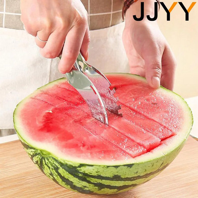 JJYY 304 Неръждаема стомана Артефакт от диня Нож за нарязване Нож за изрязване на плодове и зеленчуци Инструменти за кухня Аксесоари Джаджи