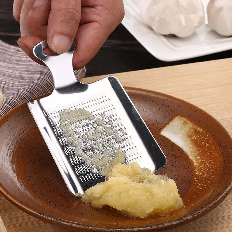 Nerūdijančio plieno česnako smulkintuvas imbiero vasabi tarka garstyčių malūnėlis daržovių preso įtaisas smulkintuvas pjaustytuvas namų virtuvės įrankis