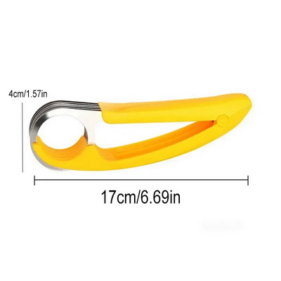 1 nauja virtuvinė daržovių pjaustyklė, salotų pjaustyklė, nerūdijančio plieno bananų pjaustyklė, agurkų pjaustyklė, itin greita ir nešiojama, praktiška