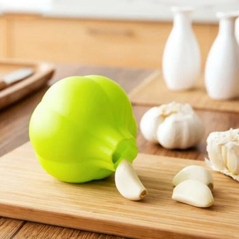 Белачка за чесън Creative Kitchen Силиконова мека белачка за чесън Инструмент за белене на чесън Лесни и удобни кухненски джаджи