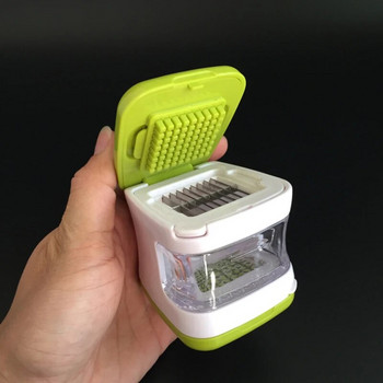 Εργαλεία κουζίνας Κουτί σκόρδου πολλαπλών χρήσεων Πρέσα σκόρδου από ανοξείδωτο ατσάλι Εγχειρίδιο πατητή σκόρδου διπλής όψης Home Gadget