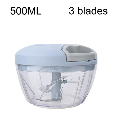500/900 ML Sjeckalica za češnjak Ručna mašina za mljevenje mesa Ručna preša za drobilicu za kuhinjske alate Mlin za mljevenje hrane Mlinac za mljevenje luka Gnječilica za čili