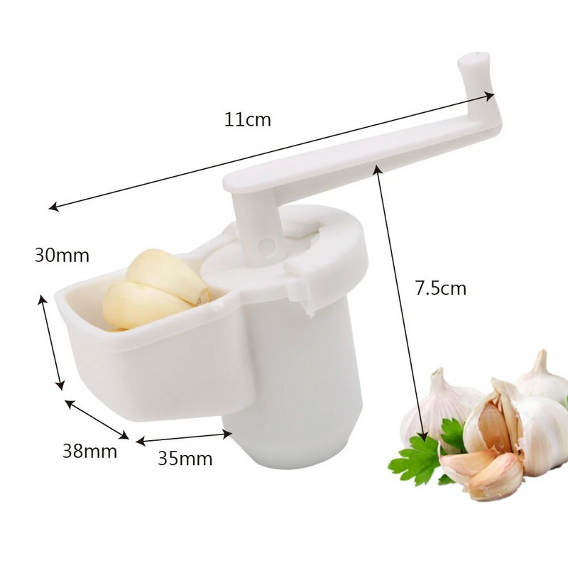 Kuhinjski dodaci Mlinac za češnjak Rezač Drobilica za đumbir Muller Kuhinjski alati za stiskanje Alat za preše za voće i povrće Food Grade PP