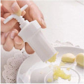 Plastične preše za češnjak Ljuštilica s vijkom i stiskanjem, drobilica za češnjak Bijela ručna preša, praktični kuhinjski alati za kuhanje