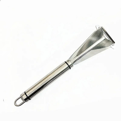 Rozsdamentes acél gyümölcsfaragó kés háromszög alakú zöldségszeletelő tálca csúszásmentes penge barkácsolás konyhai ételfaragáshoz