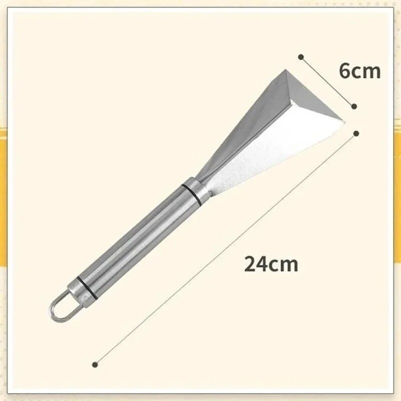 Rozsdamentes acél gyümölcsfaragó kés háromszög alakú zöldségszeletelő tálca csúszásmentes penge barkácsolás konyhai ételfaragáshoz
