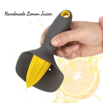 Ръчна сокоизстисквачка Пластмасова ръчно изработена машина за разбиване на цитрусови плодове Ръчна изстисквачка за портокал и лимон Преносима преса за плодове Cut Кухненски инструменти за готвене