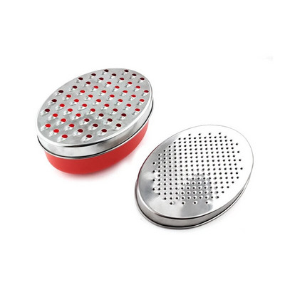 Rende za pohranu od nehrđajućeg čelika Dvostrana ribalica za đumbir Višenamjenska sjeckalica sira za pohranjivanje Kuhinjski alat za povrće i voće