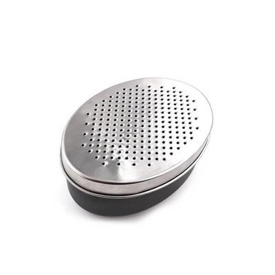 Rende za pohranu od nehrđajućeg čelika Dvostrana ribalica za đumbir Višenamjenska sjeckalica sira za pohranjivanje Kuhinjski alat za povrće i voće