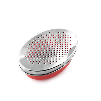 Rende za pohranu od nehrđajućeg čelika Dvostrana ribalica za đumbir Višenamjenska sjeckalica sira za pohranjivanje Kuhinjski alat za povrće i voće