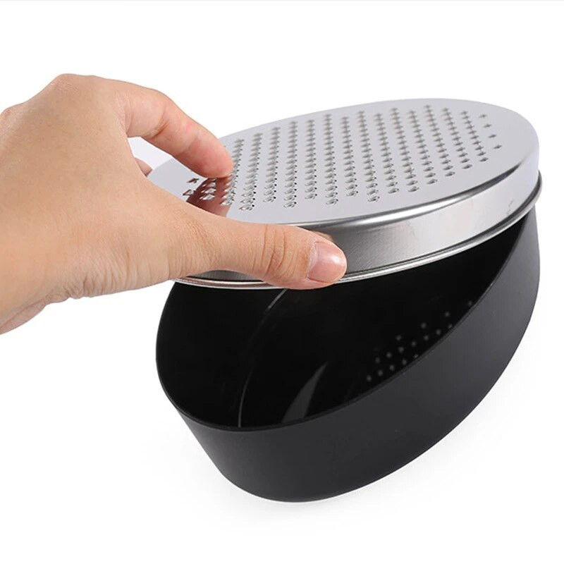 Rende za pohranu od nehrđajućeg čelika Dvostrana ribalica za đumbir Višenamjenska sjeckalica sira za pohranjivanje Kuhinjski alat za povrće i voće