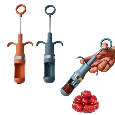 Αφαίρεση πυρήνων τζιτζιφιές Εργαλεία κουζίνας Δημιουργικό Οικιακό Κόκκινο Χουρμάδες Διαχωριστής Κερασιάς Πυρήνα Φρούτων Αφαίρεση Σπόρων Σποράς Gadget κουζίνας