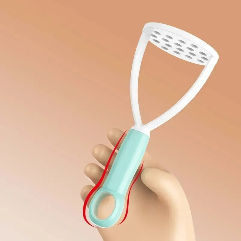 1 vnt PP presuotų bulvių trintuvas tyrės tyrės sulčių gaminimo aparatas Bulvių stūmiklis Sklandžiai trintų bulvių smulkintuvas Vaisių įrankiai Virtuvės reikmenys