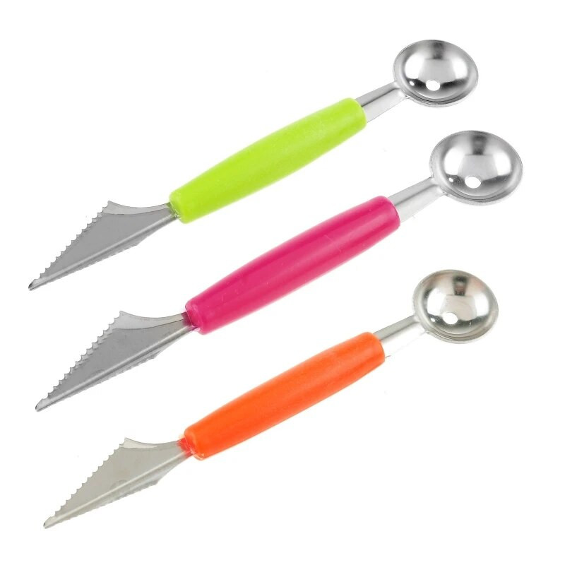 Kuglice za voće od nehrđajućeg čelika Loptice za dinje Loptice za voće Kuhinjski dodaci za izradu okrugle kuglice od voća