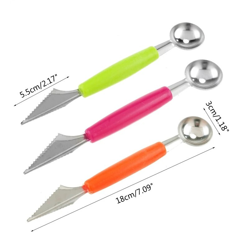 Kuglice za voće od nehrđajućeg čelika Loptice za dinje Loptice za voće Kuhinjski dodaci za izradu okrugle kuglice od voća