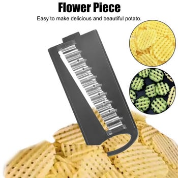 Πολυλειτουργικό Vegetable Cutter Mandoline Slicer 6 Blades Grater Potato Peeler Kitchen Gadget