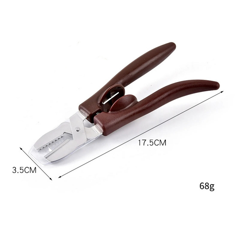 Rezač kestena Alat za lomljenje oraha Alat za lomljenje kestena Stezaljka za kesten od nehrđajućeg čelika Praktična ljuštilica za kesten za kuhinju