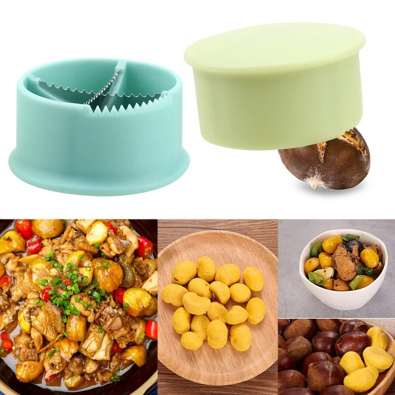 HILIFE pähklipuruja Sheller Chestnut Cross avatud nuga Kiire kastanilõikur Pähkliavaja Sheller pähklitangid köögividinad