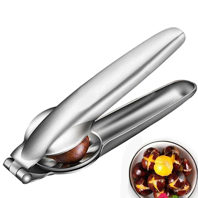 Stroj za guljenje kestena Od nehrđajućeg čelika Stroj za otvaranje kestena Kliješta za ljuštenje oraha Kuhinjski pribor Alat za kuhinjske dodatke