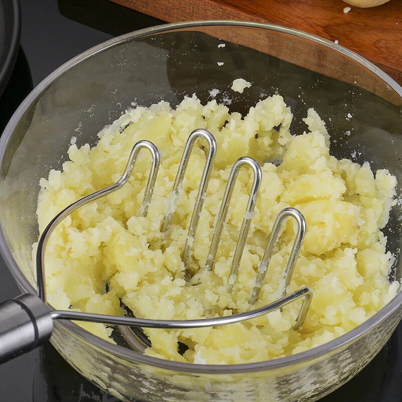 Gnječilice za krumpir od nehrđajućeg čelika 304, ručne gnječilice za krumpir, preša za blato od bundeve, drobilica za hranu, rezač povrća, kuhinjski alati