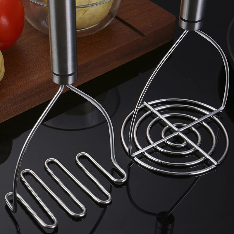 Gnječilice za krumpir od nehrđajućeg čelika 304, ručne gnječilice za krumpir, preša za blato od bundeve, drobilica za hranu, rezač povrća, kuhinjski alati