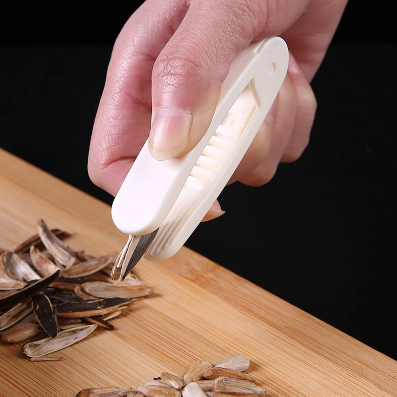 Curățător de semințe de arahide Plastic Clip de arahide Deschizător de gură de arahide Instrument de deschidere a coajelor de semințe de arahide Decojie Accesorii de bucătărie Gadget